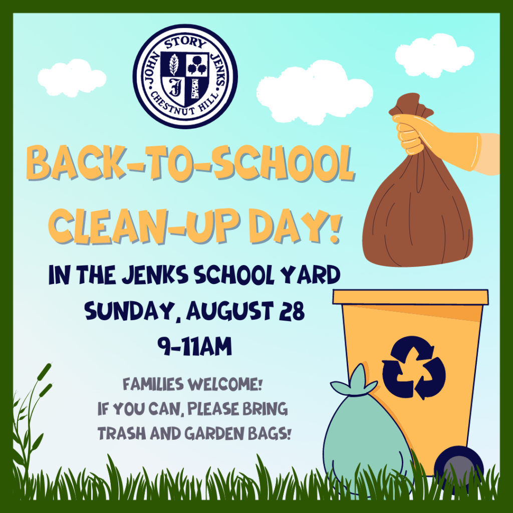 Jenks Back to School CleanUp Day John S. Jenks School